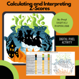 HALLOWEEN - Calculating and Interpreting Z-Scores - Stats 