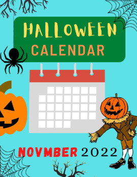 Preview of HALLOWEEN Calendar for November 2022