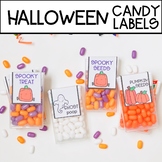 HALLOWEEN Candy Labels