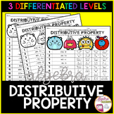 Distributive Property Math Algebra Coloring Activity
