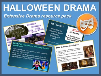 Preview of HALLOWEEN: Drama resource bundle