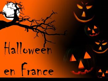 Preview of HALLOWEEN EN FRANCE: French Lesson & Game on Halloween Vocabulary