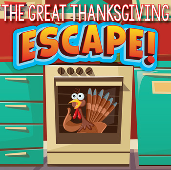 Preview of THANKSGIVING Escape Room Activities
