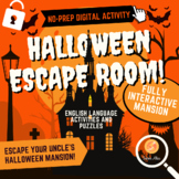 HALLOWEEN Escape Room - Escape the Mansion! - English Lang