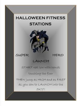 Preview of HALLOWEEN FITNESS STATIONS