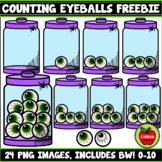 HALLOWEEN FREEBIE!!! Counting Eyeballs Clipart