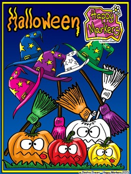 Preview of HALLOWEEN FREEBIE clip art by Happy Markers