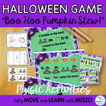 Preview of Halloween Music Game and Rhythm Lesson "Boo Hoo, What are You?" Rhythm Game