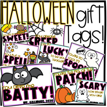 96 Pieces Halloween Hanging Tags Assorted Halloween Tags Trick and Treat Halloween Labels Attached Paper Tags Personalized Price Tags with Twine Craft Supplies for DIY Craft Present Bag Wrapping 