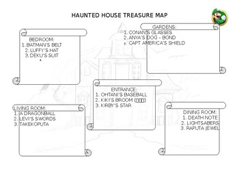 haunted house map