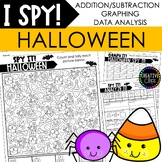 HALLOWEEN I SPY Count and Color, Math and Graphing Activities