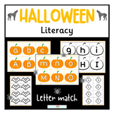 HALLOWEEN: Letter Match Uppercase & Lowercase