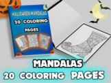 HALLOWEEN MANDALASA Whimsically Cute Coloring Book for Adu