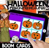 HALLOWEEN Matching Pictures BOOM CARDS- DISTANCE LEARNING