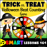 HALLOWEEN Music Rhythms BEAT COUNTING Game: Note Value Mus