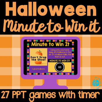 Preview of HALLOWEEN PARTY GAMES | Minute to Win It | October Morning Meeting Fun Friday