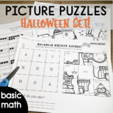 HALLOWEEN PICTURE PUZZLES - MATH
