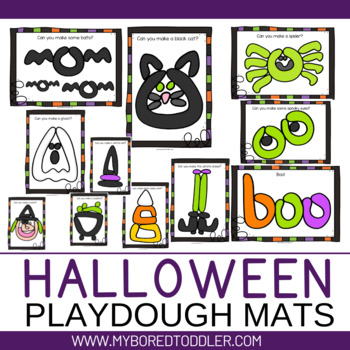 Free Printable Shapes Playdough Mats - My Bored Toddler