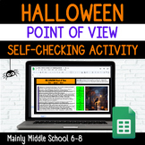 HALLOWEEN POINT OF VIEW Google Sheets Mystery Picture