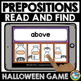 HALLOWEEN PREPOSITIONS OF PLACE ACTIVITY POSITIONAL WORDS 