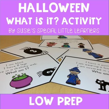 Preview of HALLOWEEN QUESTIONS FOR EARLY CHILDHOOD SPECIAL ED & SPEECH