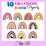 HALLOWEEN RAINBOW CLIPART