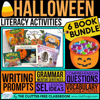 Preview of HALLOWEEN READ ALOUD ACTIVITIES October picture book companions reading