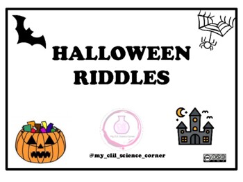 Preview of HALLOWEEN RIDDLES