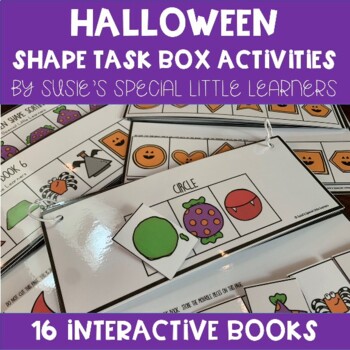 Preview of HALLOWEEN SHAPE TASK BOX SORTING FOR EARLY CHILDHOOD SPECIAL EDUCATION
