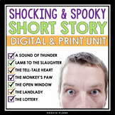 HALLOWEEN SHORT STORY UNIT: SCARY SURPRISING STORIES - DIG