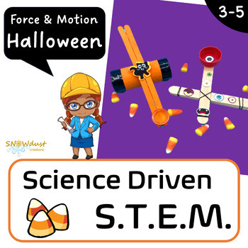Preview of HALLOWEEN STEM ACTIVITY force & motion