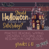 HALLOWEEN STRUCTURED ACADEMIC CONTROVERSY