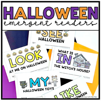 Preview of HALLOWEEN | Sight Word Emergent Reader Pack