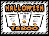 HALLOWEEN TABOO - EFL / ESL SPEAKING GAME