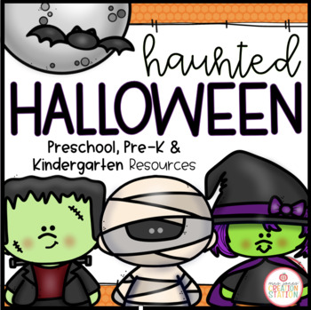 Preview of HALLOWEEN THEME ACTIVITIES - STEAM ACTIVITIES AND MATH AND LITERACY CENTERS
