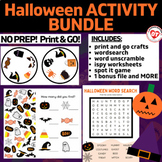 HALLOWEEN ACTIVITY BUNDLE + BONUS FILE (crafts, ipsy/visua