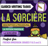 HALLOWEEN WRITING TASKS | ÉCRITURE L' HALLOWEEN - The Witc