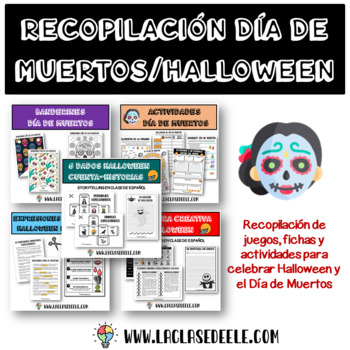 Preview of JUEGOS Y ACTIVIDADES PARA CELEBRAR HALLOWEEN Y EL DÍA DE MUERTOS (BUNDLE)