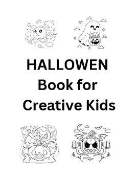 Preview of HALLOWEN Book for Creative Kids | 1st TO 5nd Grade