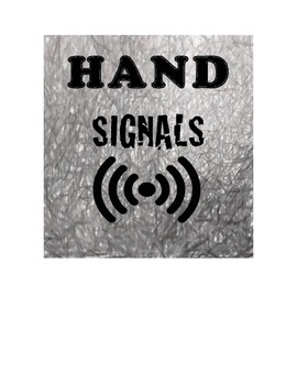 Preview of HAND SIGNAL "I Have a Question"