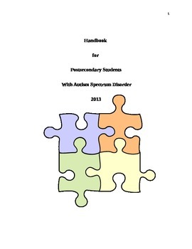 Preview of HANDBOOK AUTISM FOR TEACHERS AND ADMIN