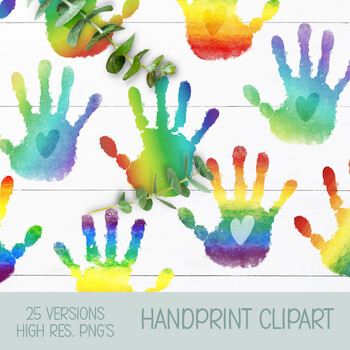handprint heart clipart