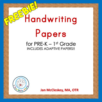Download this free handwriting paper in PDF format. Printable kindergarten  writing pape…