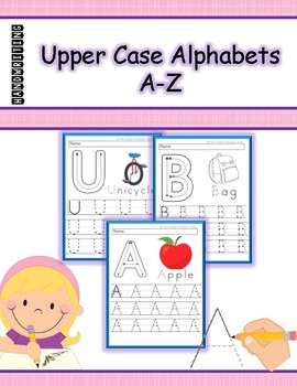 Preview of HANDWRITING - UPPER CASE ALPHABETS (A - Z)
