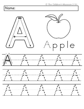 HANDWRITING - UPPER CASE ALPHABETS (A - Z) by The Children's Museum