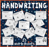 HANDWRITING WORKSHEETS TEACHING RESOURCES ENGLISH WRITING 