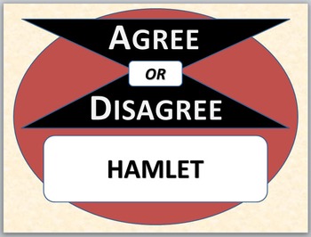 Preview of HAMLET - Agree or Disagree Pre-reading Activity