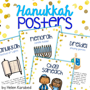 Preview of HANUKKAH Coloring Pages and Poster Set | Bulletin Board Decor
