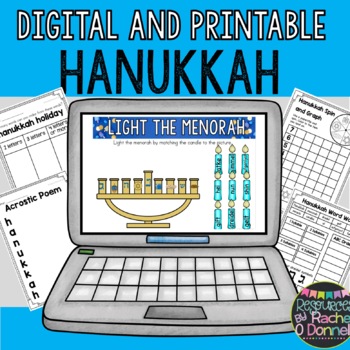 Preview of HANUKKAH Digital and Printable