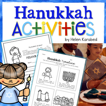 Preview of HANUKKAH Lesson and Booklet Activities
